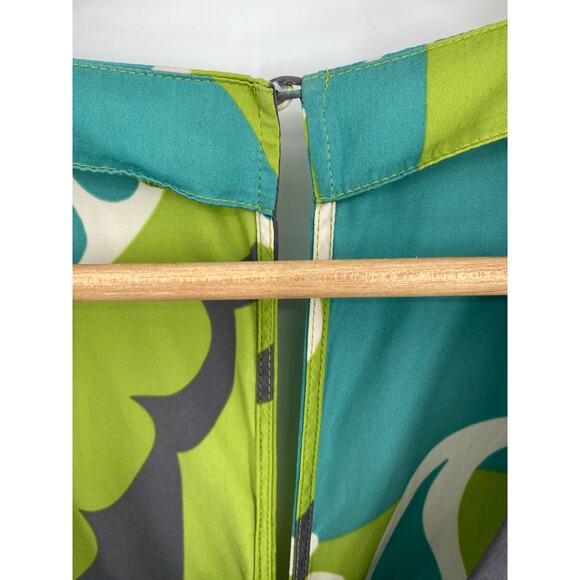 Boden Dress Women's 12 Green Paisley Print Silk Shift Cruise - Picture 4 of 8